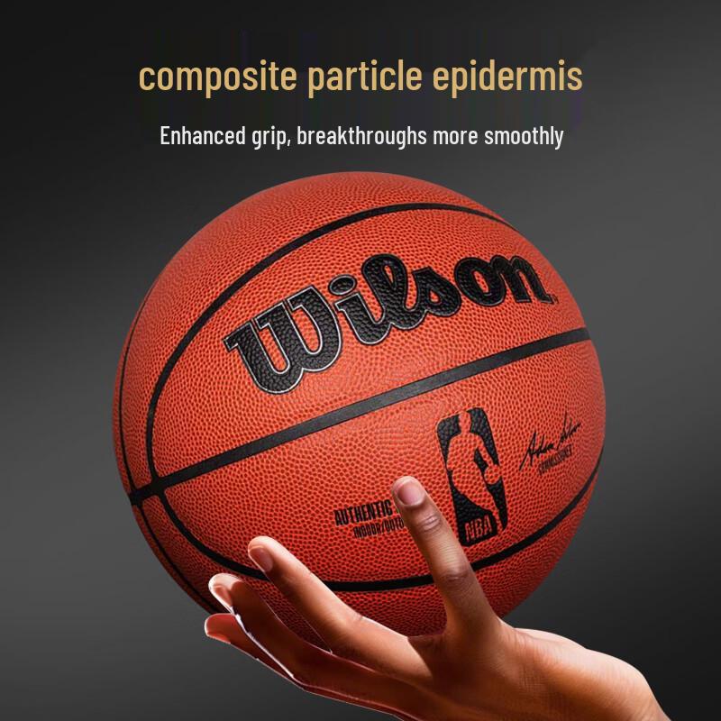 Wilson NBA Autentyczna Replika Piłka do Koszykówki Halowa/Zewnętrzna, Rozmiar 7