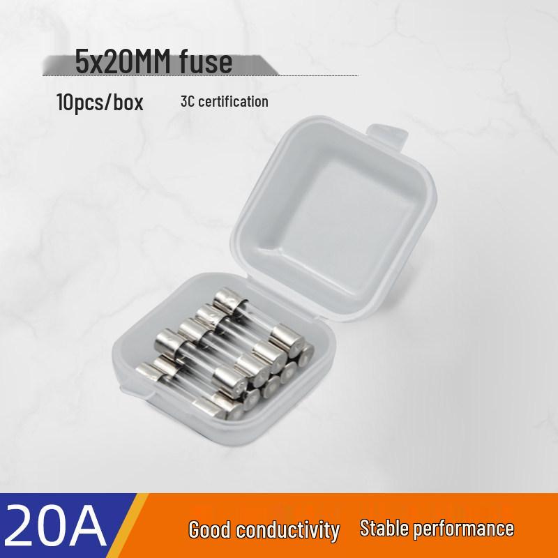 Glass Tube Fuse Set: 5x20mm & 6x30mm, 1-30A Range