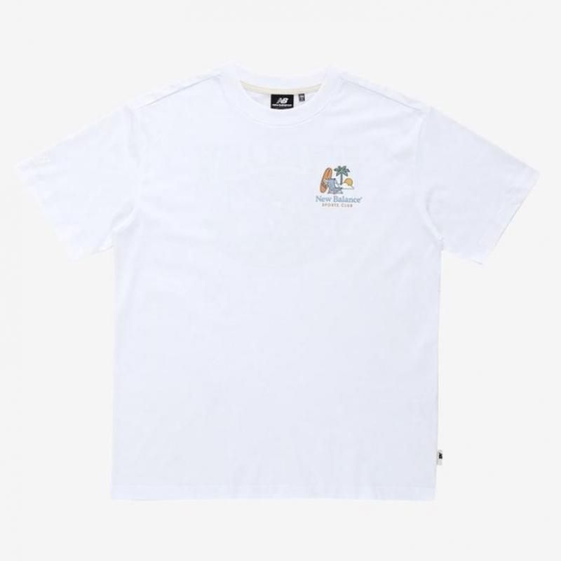 New Balance Nb Boy Wave Club Sunset Short Sleeve Tee