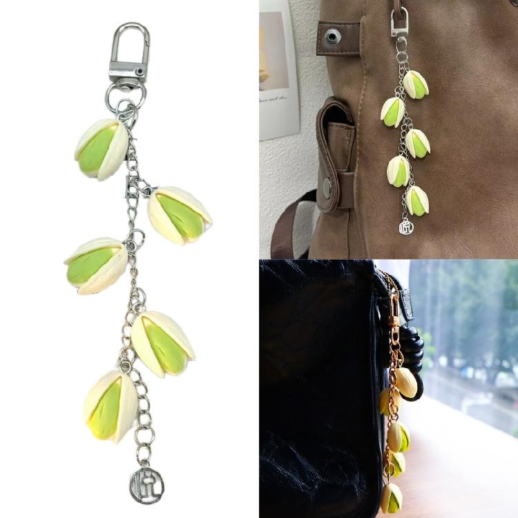 Lightweight Pistachios Key Holder Novelty Key Holder Fun Keychain for Easy Carrying and Personal Style Expression