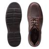 Clarks Bradley Walk Men's Brown Tumbled Leather Lace-Up Shoes, Size 26.0 cm