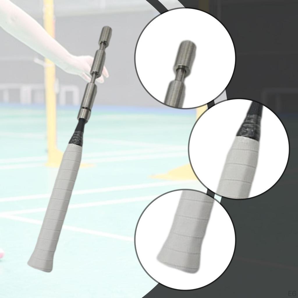 Badminton Aid Post for Beginners, Professional Portable Wrist And Grip Strength Training Tool.