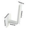 Hanging Keys Hooks Sticky Versatile Small White No Need To Punch Holes