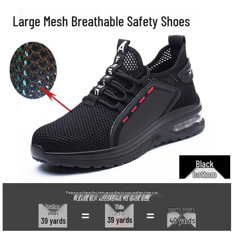 Bo Zong Mei Ta Men s Steel Toe Anti-Puncture Safety Shoes EU 36-48