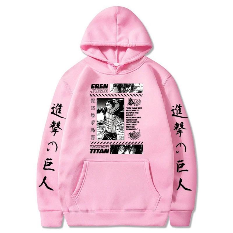 Anime Attack On Titan Levi Ackerman Print Hooded Men Women Classic Hoodies Oversized Sweatshirt Harajuku Unisex