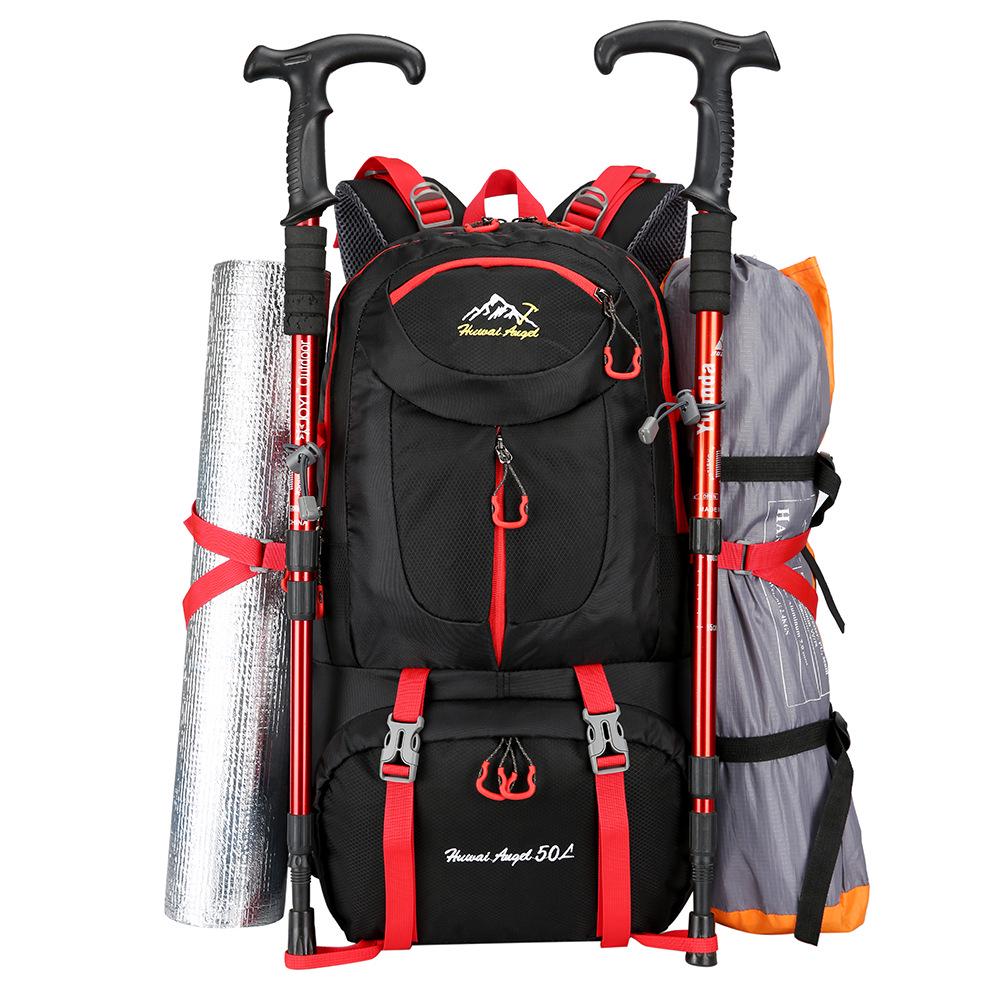 Men's and Women's Mountaineering Backpack: Large Capacity Outdoor Hiking Travel Pack (40L/50L/60L)