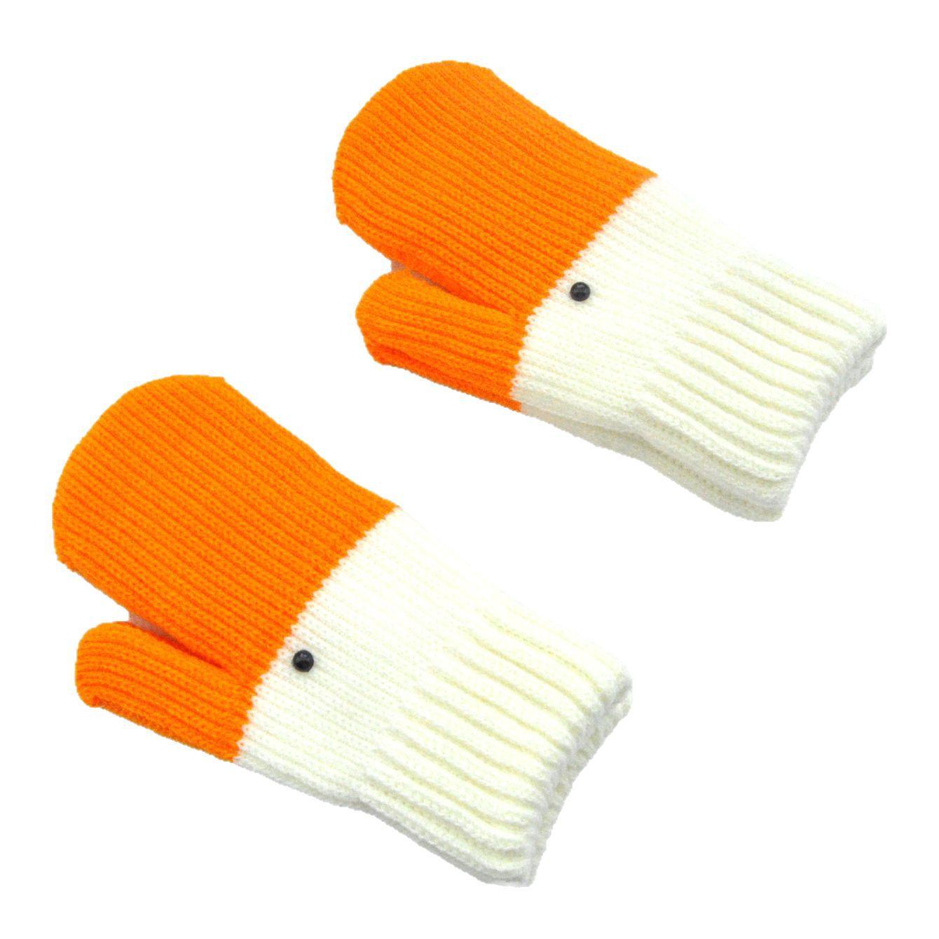 

Knitted Big Down Gloves And Winter Cute Plush Thick Cold-proof Warm Double-layer Gloves One Size