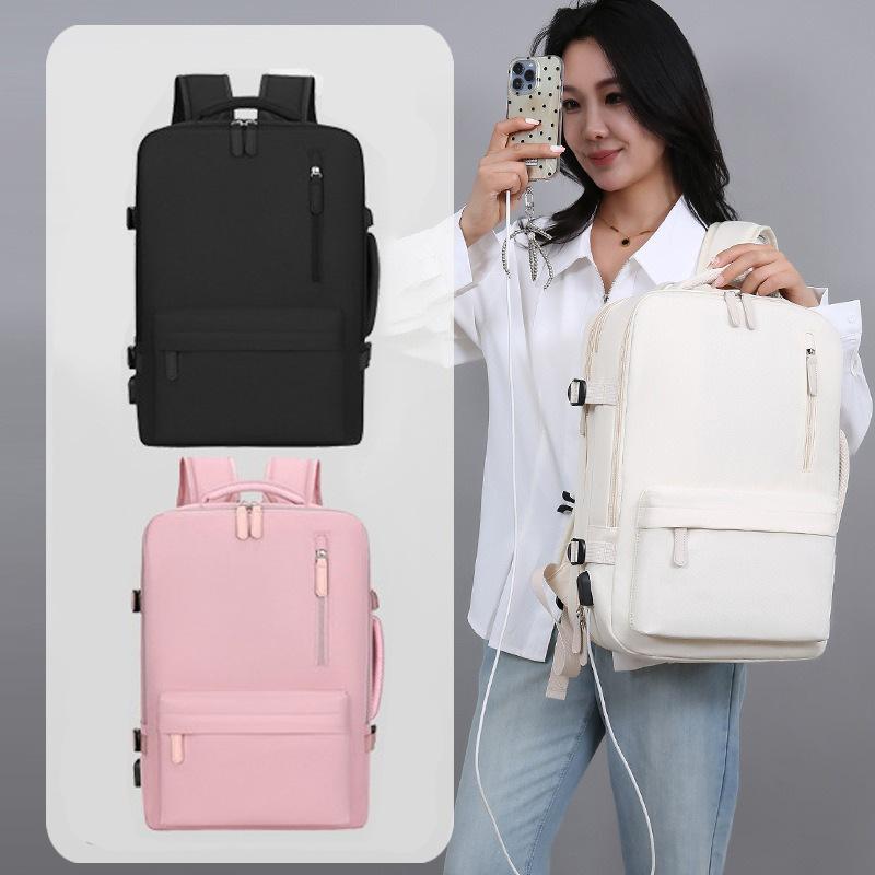 Expandable Backpack for Men's Large Capacity Schoolbag for Business Travel Bag Backpack for Travel Bag for Women's Computer Bag