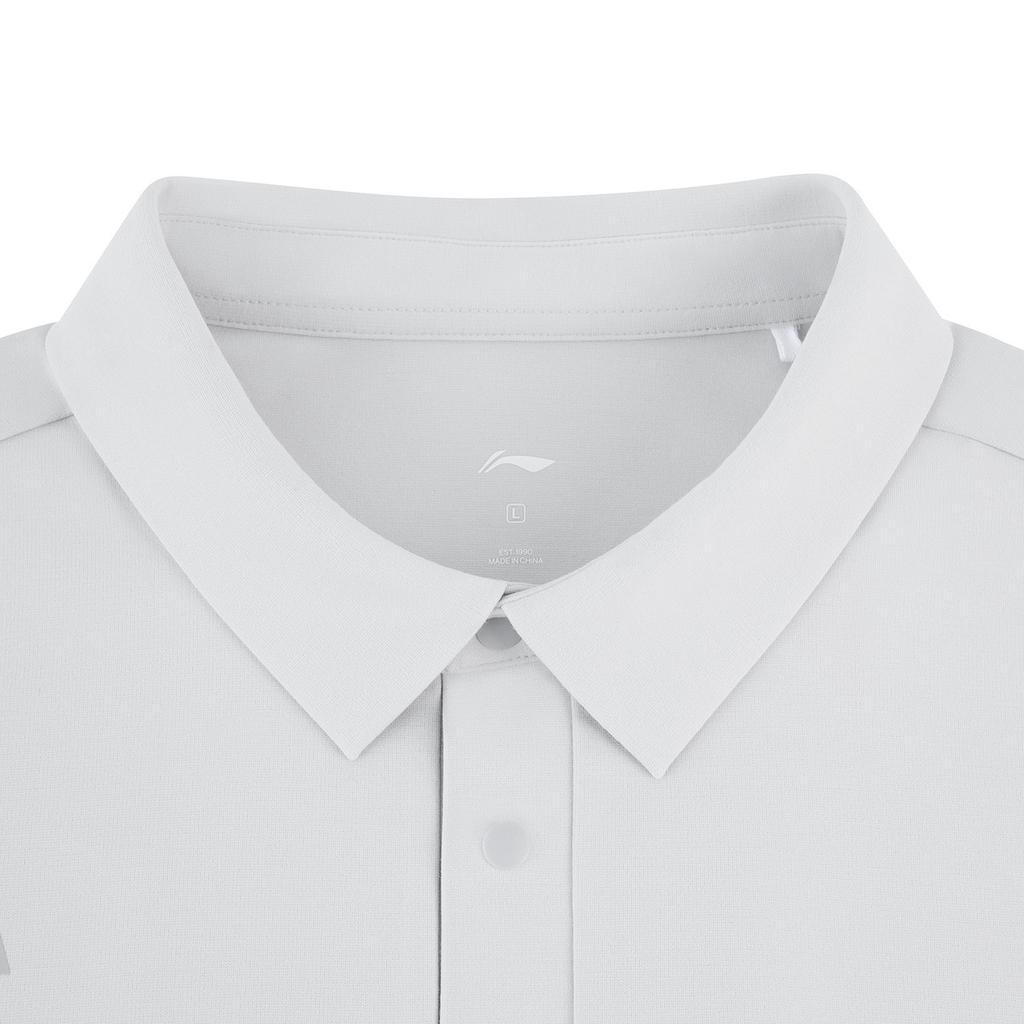 Li-Ning Fashionable Breathable Polo Shirt Women tops Light-Gray APLW248-6