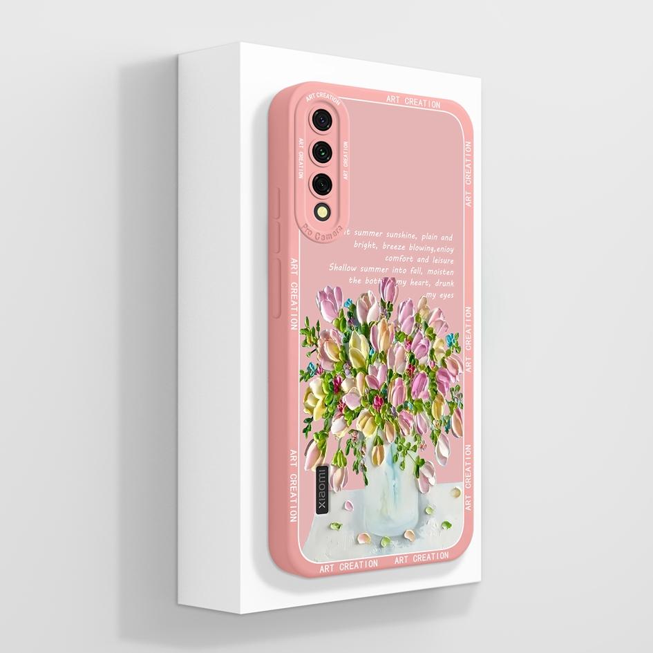 New Case For Xiaomi CC9E Civi2 Poco C3 C31 C40 C50 C55 C75 F3 F4 GT F5 F6 M2 M3 Pro Pretty Label Pattern Soft Silicone Anti Drop Shell For Xiaomi Capa