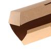 10Pcs Disposable Kraft Paper Hot Dog Boxes Oil Resistant Leakproof Coating for Backyard BBQ Camping Trips