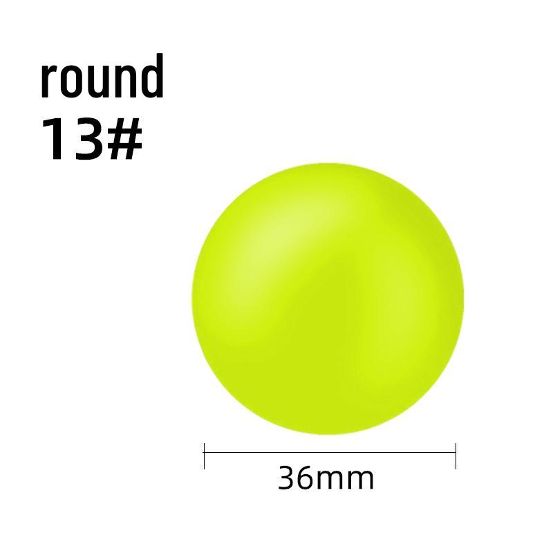 Silicone Olive-Shaped Fluorescent Fishing Float Tail Magnifier Bean