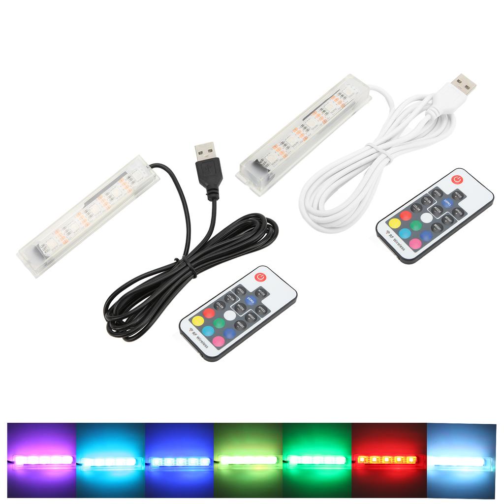 Mikro-Aquarium-Licht, USB-betriebene Fernbedienung, bunte Fisch-LED-Lampe für Landschaft