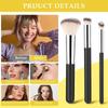 3 Stück Foundation Concealer Pinsel für flüssiges Make-up Nahtlose Schräge Creme Foundation und Unteraugen Concealer Kosmetikpinsel Set