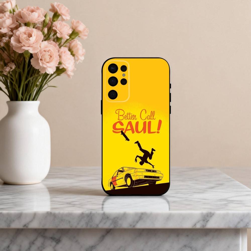 

B-Better-E Call S-Saul-L Phone Case For Samsung S25,24,23,22,30,21,10,9,Ultra,Plus,Lite,FE,4,5 G Soft Black Case Samsung S21plus