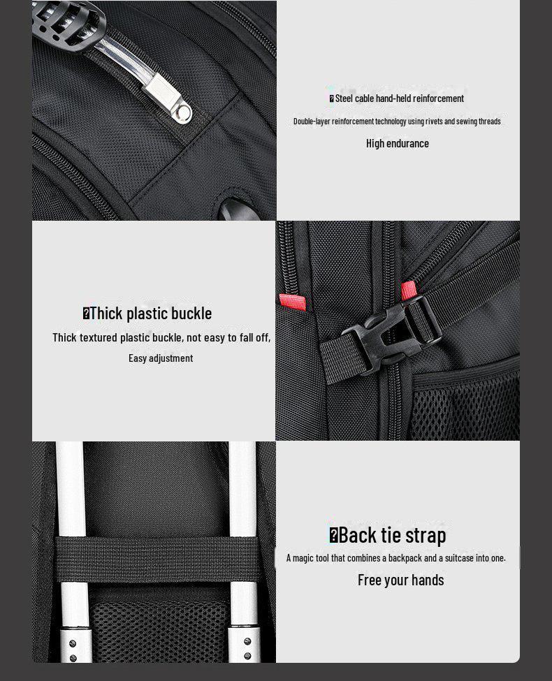 Špičkový vodotěsný multifunkční batoh: Velkokapacitní taška na podnikání, cestování a do školy pro muže a ženy