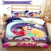 3pcs Custom Name Star Butterfly Bedding Set Duvet Cover Closure Includes 1 Duvet Cover & 2 Pillowcases, Soft and Comfortable for All Seasons.