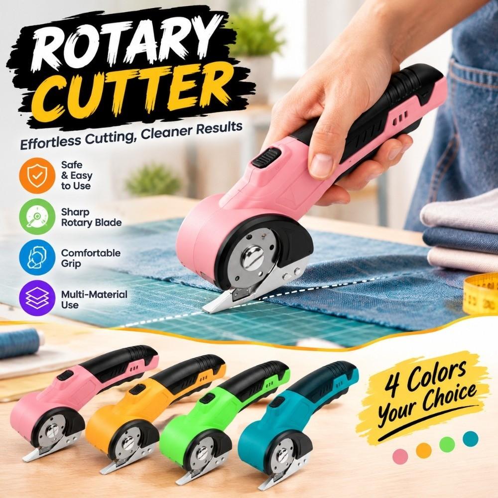 Rechargeable Electric Scissors One-hand Operation Cutting Machine Electric Fabric Cutter Home