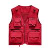 Men's Lightweight Breathable Vest with Multi Pockets for Outdoor Work Hiking