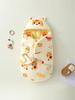 Newborn Anti-Kick Swaddle Sleeping Bag - Pure Cotton Winter/Autumn Thickened Baby Receiving Blanket