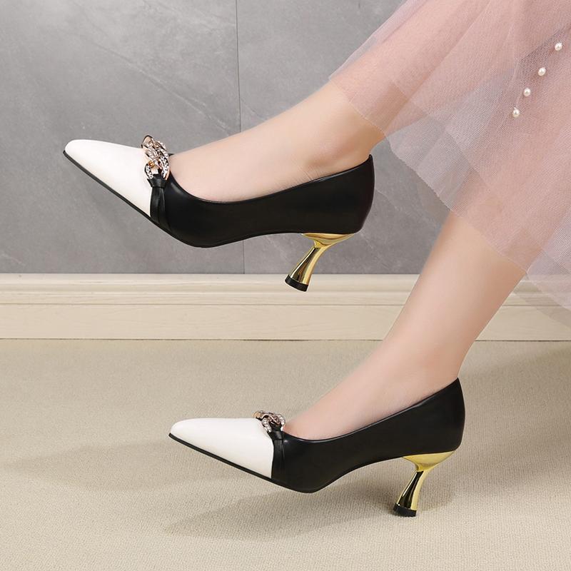 Ladies Classic High Quality Heels Ladies 2025 Spring and Summer Fashion Elegant Pump Shallow Mouth Simple StyleZapatos De Mujer