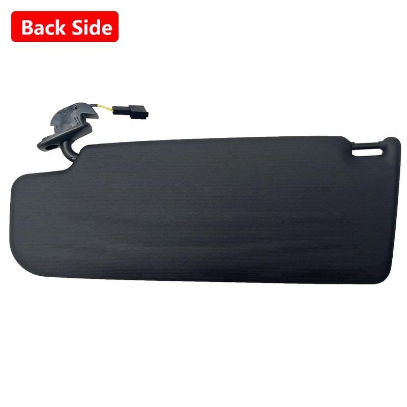 Neuer schwarzer Sonnenblende Vorne L oder R Seite Für VW Golf 4 Jetta MK4 Passat B5 Käfer Skoda 1998-2013 5U0857551 5U0857552 3B0857552