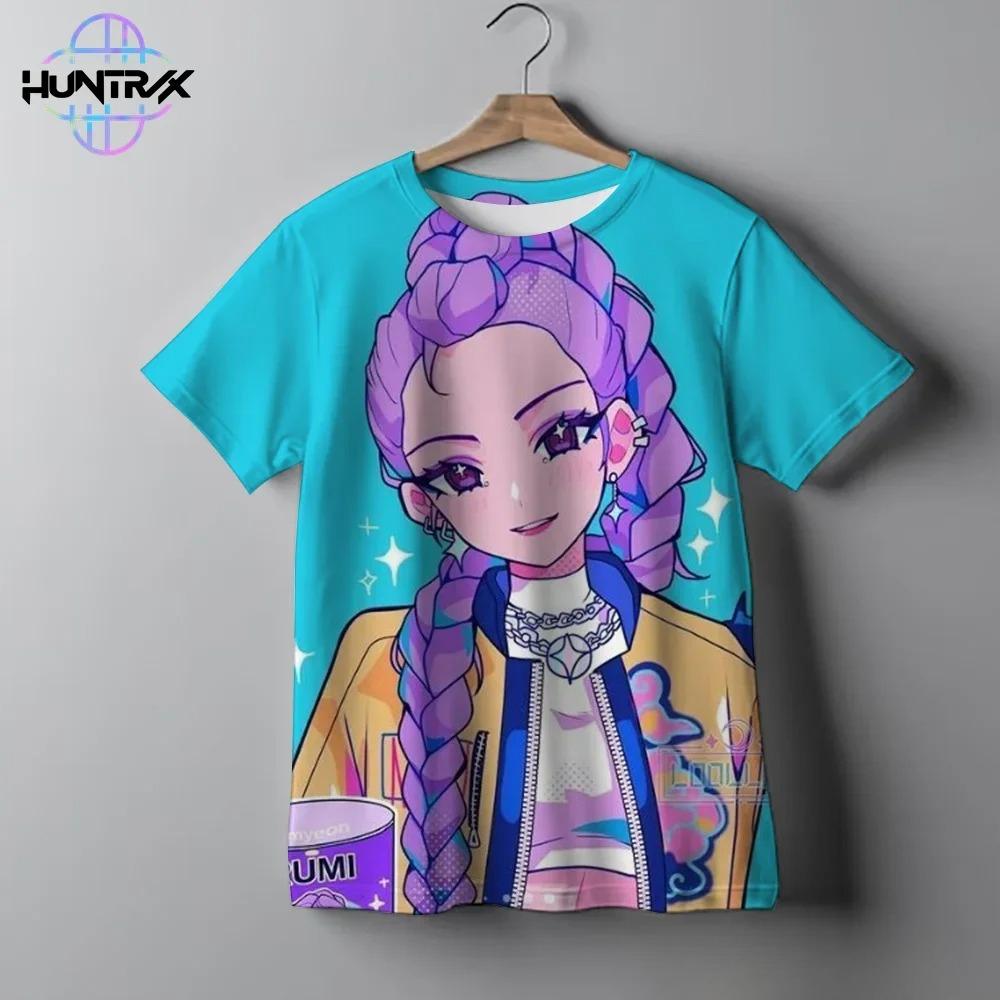 T-Shirts Girls Casual Fashion Cartoon Printed Short Sleeve Kids Comfort Girl T-Shirt Clothing Top