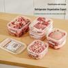 Rectangular Transparent Sealed Food Storage Set for Refrigeration