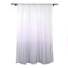 Gradient Sheer Rod Pocket Window Curtain Bedroom Balcony Drape Curtain(Gray Gradient)