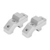2pcs HandleBar Riser Mount Clamp CNC Aluminum Alloy Replacement for YAMAHA Tracer 900 GT 2015‑2019Silver