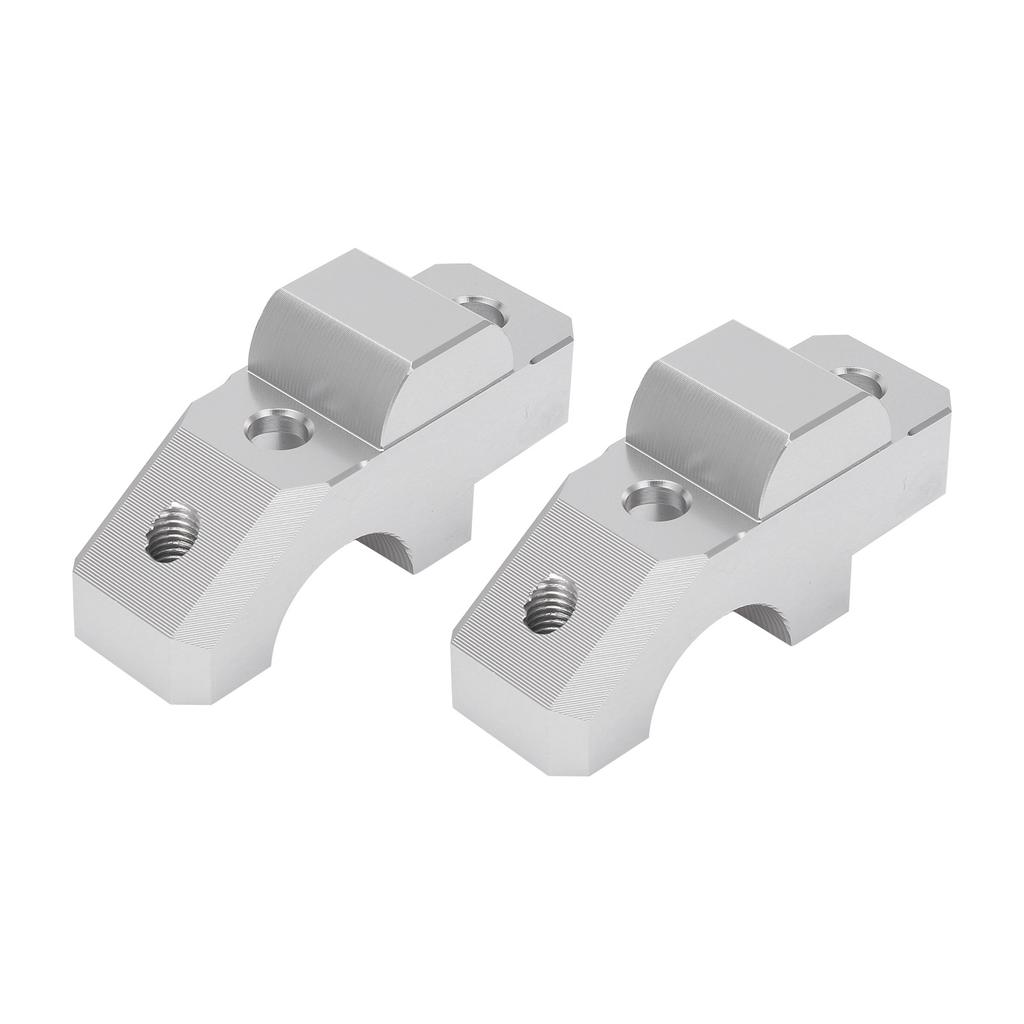 2pcs HandleBar Riser Mount Clamp CNC Aluminum Alloy Replacement for YAMAHA Tracer 900 GT 2015‑2019Silver