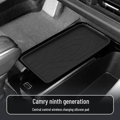 2024 Camry Coussin en Silicone Antidérapant à Recharge Sans Fil pour Console Centrale
