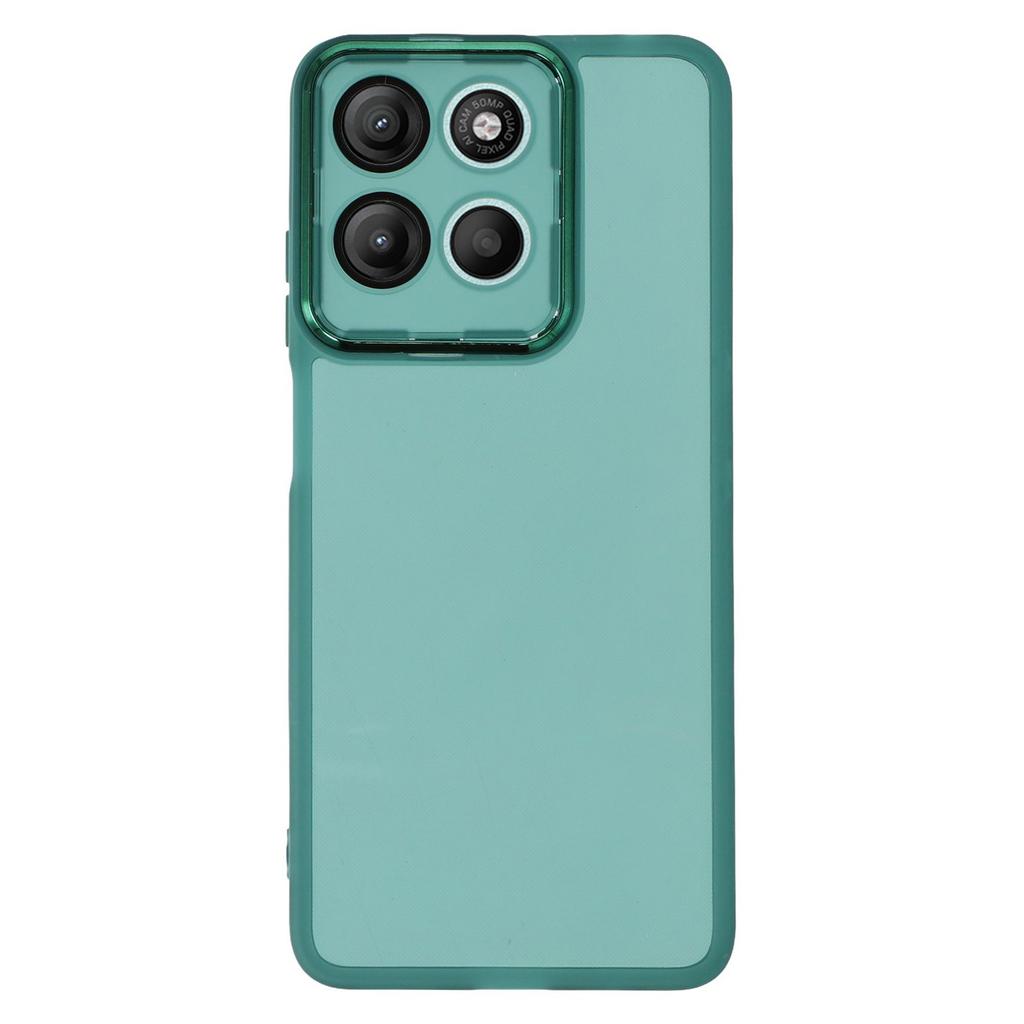 Pro Motorola Moto G15 4G Pouzdro Galvanizovaný Rámeček Fotoaparátu TPU Kryt Telefonu