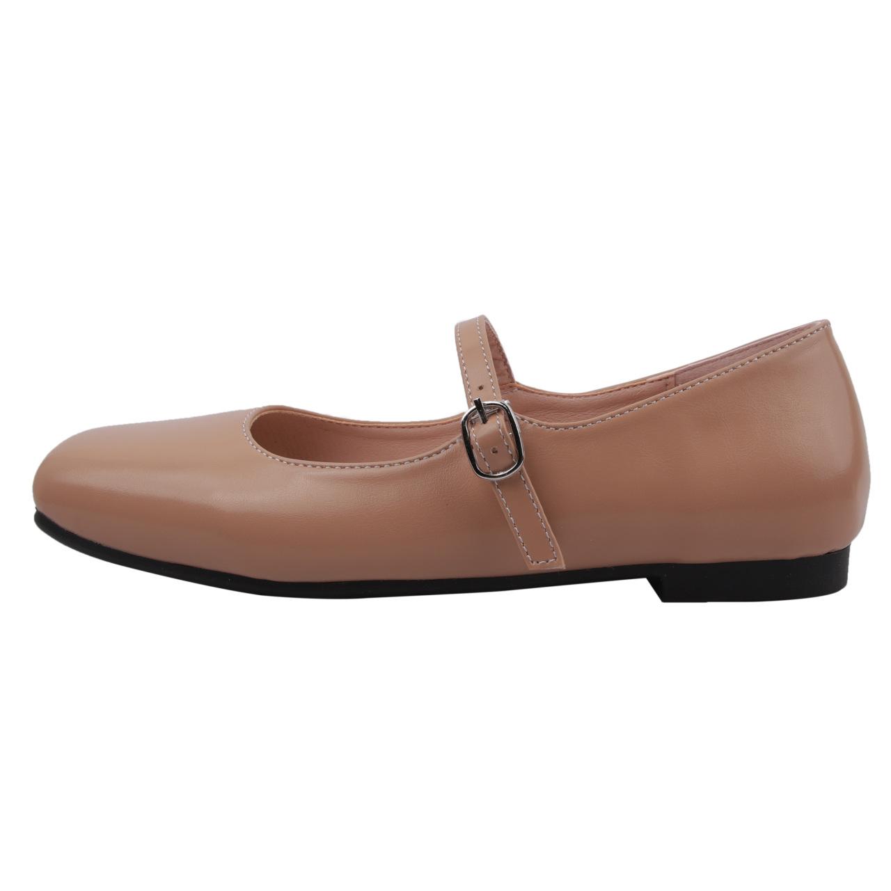 Женские кожаные туфли с пряжкой — фото 8