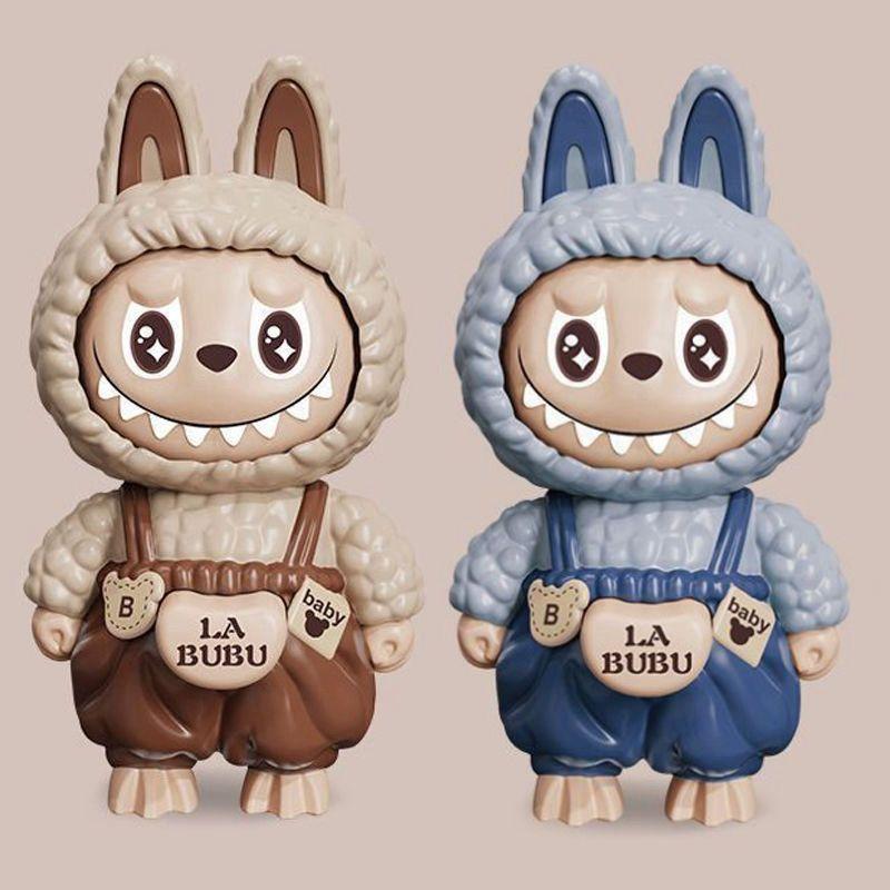Labubu Cartoon Keychain Pendant Cute Doll Pendant Toy Decoration Car Key Accessories Gifts