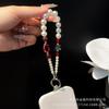 Heavy Craft Inlaid Zirconia Phone Chain Beaded High-end Crystal Bead Hand Chain New Keychain Pendant Wholesale