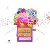 Handmade Musical Photo Frame Greeting Card Feature Built In Melodies And Sparkling LED Light Effect