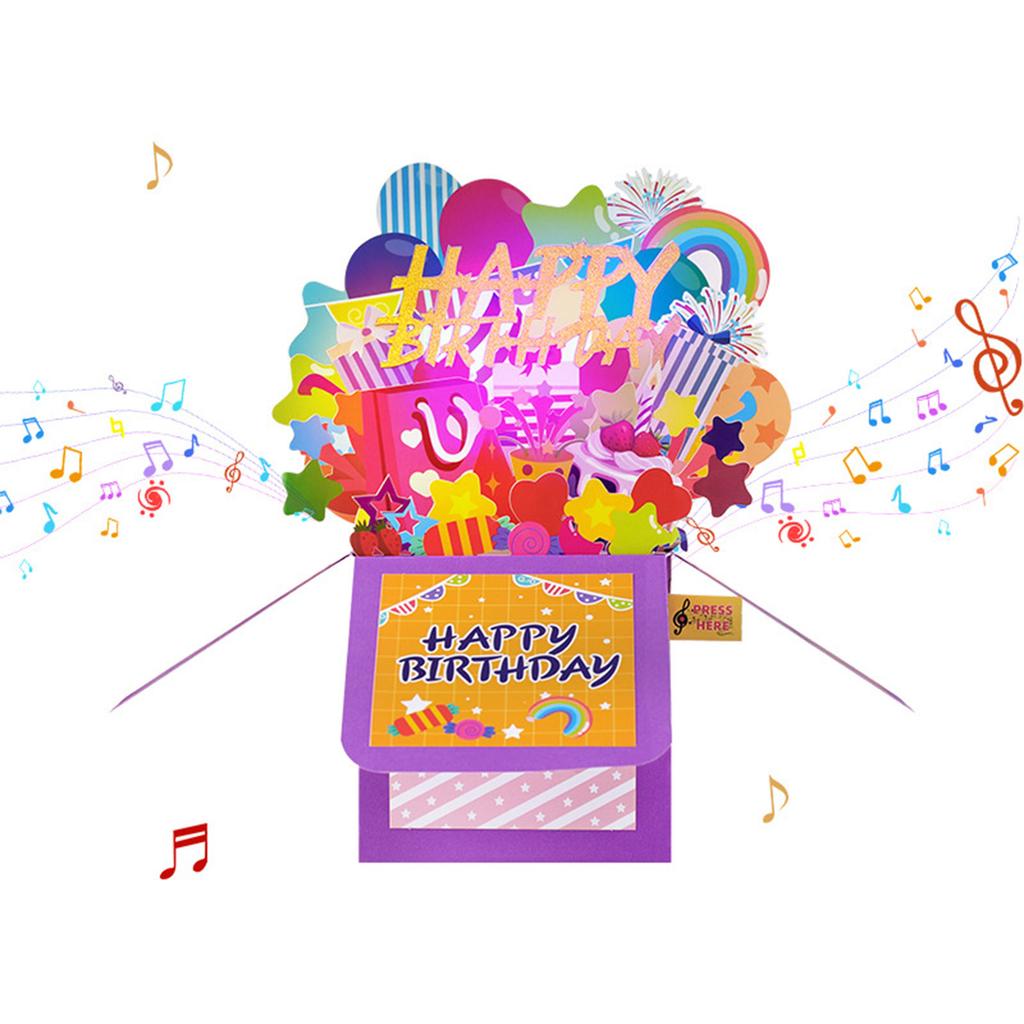 Handmade Musical Photo Frame Greeting Card Feature Built In Melodies And Sparkling LED Light Effect