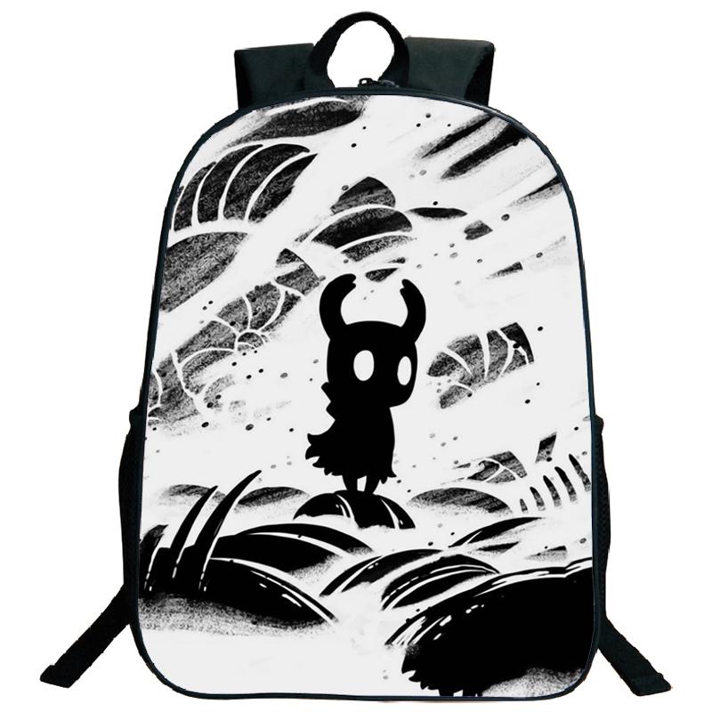 Hollow Knight Backpacks Hot Game Lightweight Laptop Teens School Bags Women Girls Capacity Cartoon Travel Mochilas