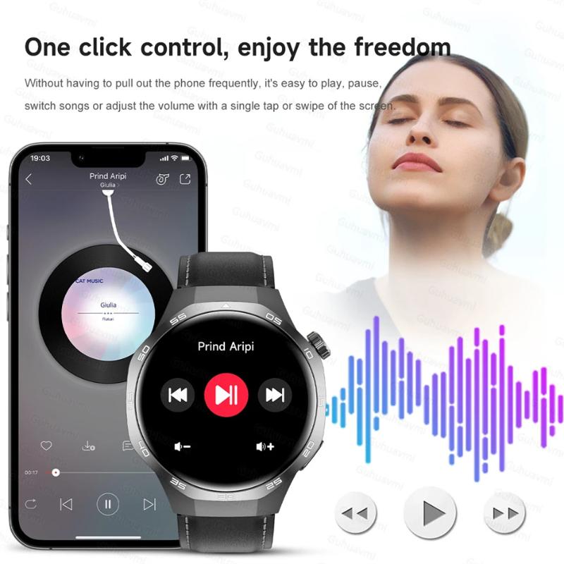 2025 New Bluetooth Call Smart Watch Men AMOLED HD Large Screen Heart Rate NFC IP68 Waterproof Sport Wireless Charging for Xiaomi