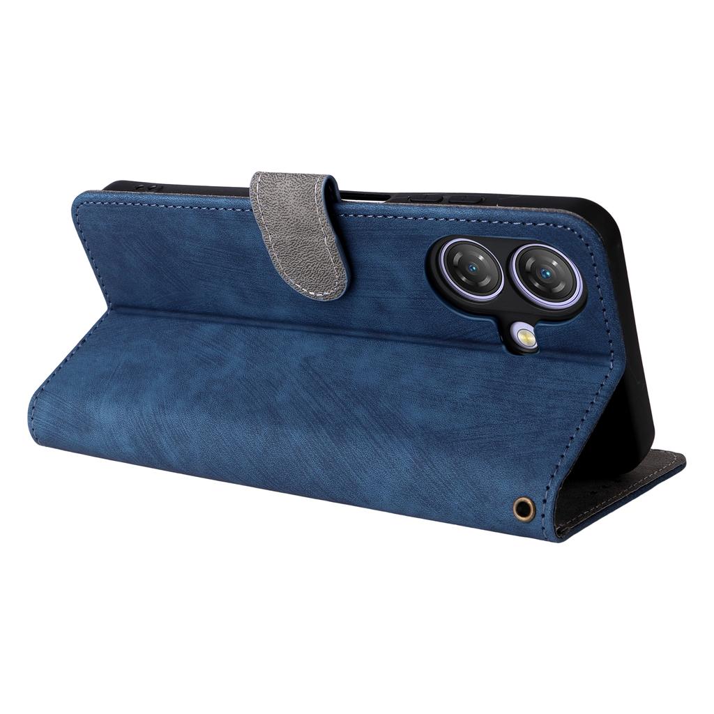 För Ulefone Note 21 Fodral Plånbok RFID-blockerande PU-läderfodral Ställ med rem