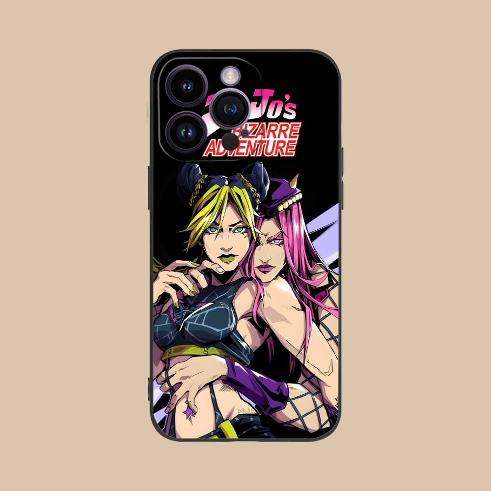 

Чехол для телефона JOJO Джолин Куджо для iPhone 16 15 14 13 12 11 X XR XS 8 7 Pro Max Plus Mini Черный Чехол для мобильных телефонов Красивый iPhone X-XS