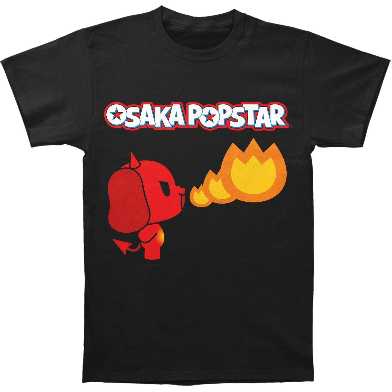 Men s Osaka Popstar Devil Dog Slim Fit T-shirt XX-Large Black 3XL