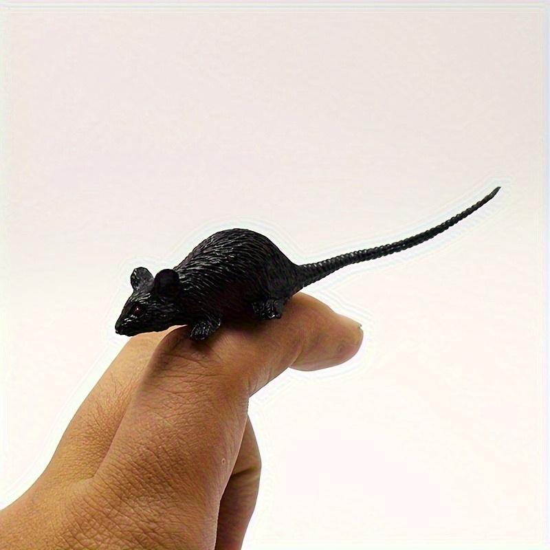 20/10pcs Halloween scary props, Realistic Mini Plastic Mice, Simulated Terror Mouse Figurines for Prank Joke, Plastic Figurines
