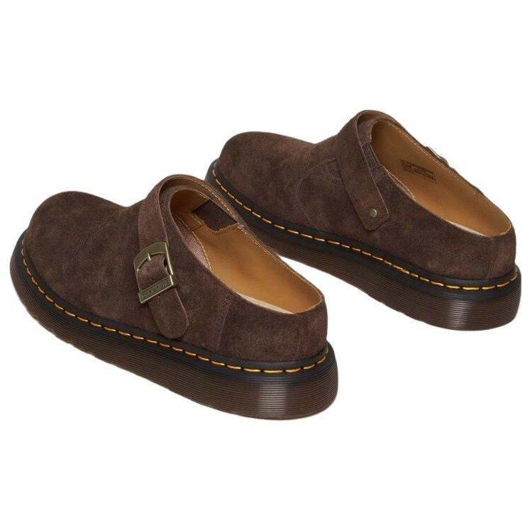 Isham Dr.Martens Desert Oasis Suede Mule 'Dark Brown' 31734201