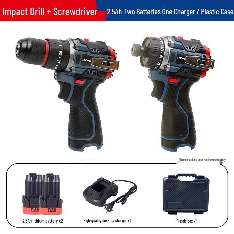Compact Rechargeable Brushless Torque Screwdriver & Drill