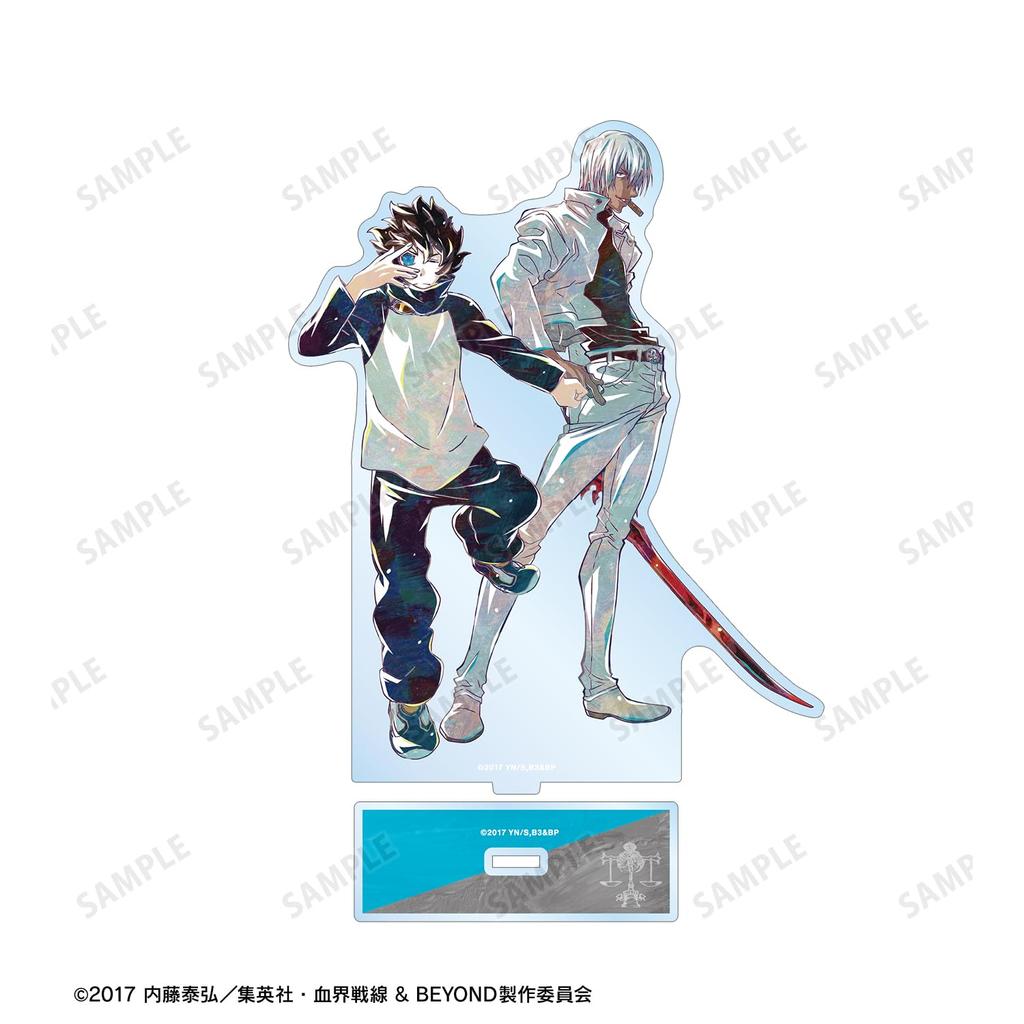 TV Anime Blockade Battlefront Ani Art 4th Edition Big Acrylic Stand "Blood & BEYOND" Leonardo/Zapp