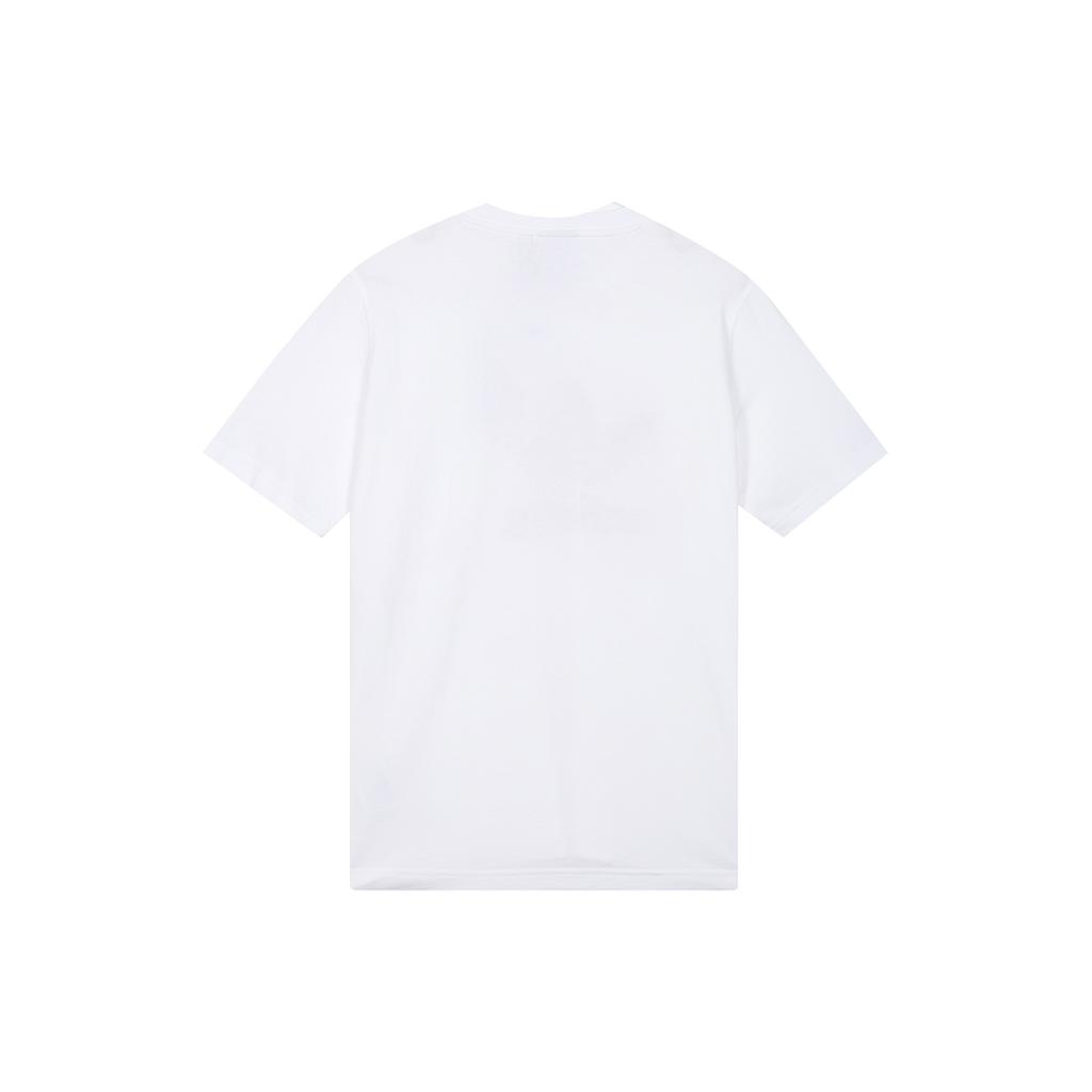 adidas originals Trefoil Logo Printing Sports Round Neck Short Sleeve White Men's GN3485