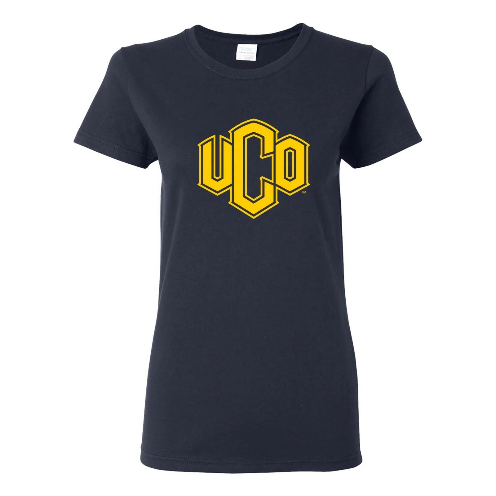 Central Oklahoma Bronchos Primary Logo Women s T Shirt - Navy M