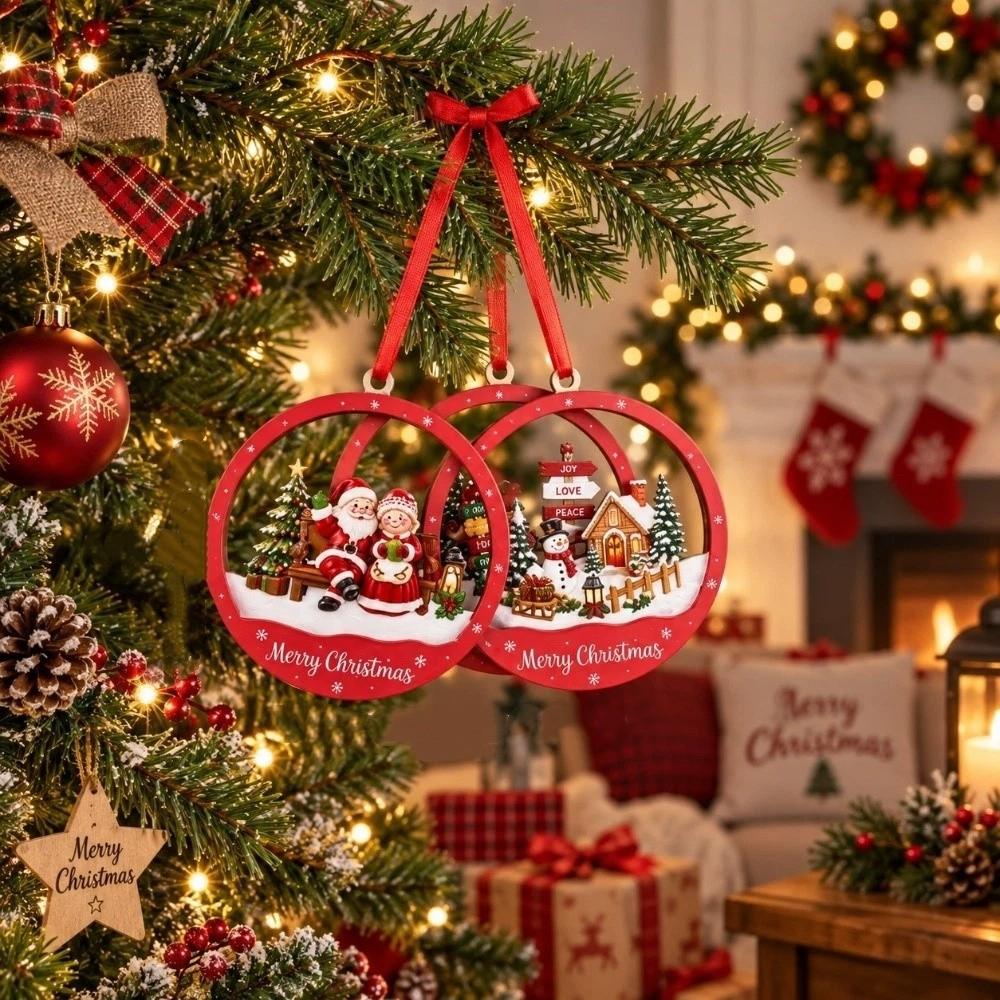 Santa Claus Xmas Hanging Pendant Snowman Christmas Decorations Christmas Tree Ornaments Christmas